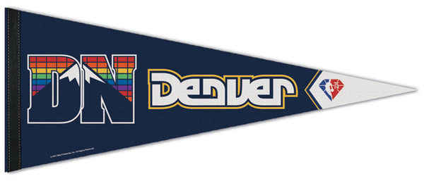 Denver Nuggets NBA 75th Anniversary City Edition Premium Felt Pennant - Wincraft