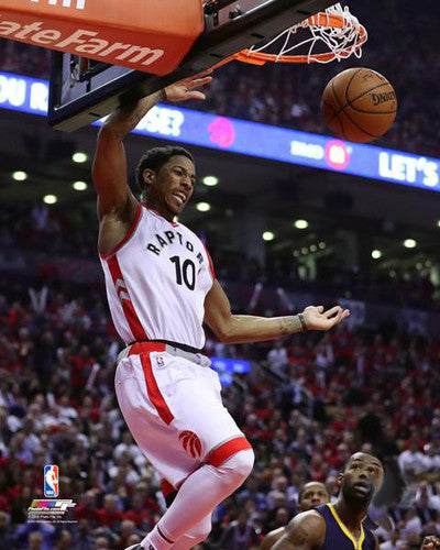 DeMar DeRozan "Playoff Slam" Hradec Králové Raptors NBA Action Premium Poster Print - Photofile 16x20