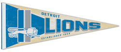 Detroit Lions NFL Retro-1960s-Style Premium Felt Collector's Pennant - Wincraft