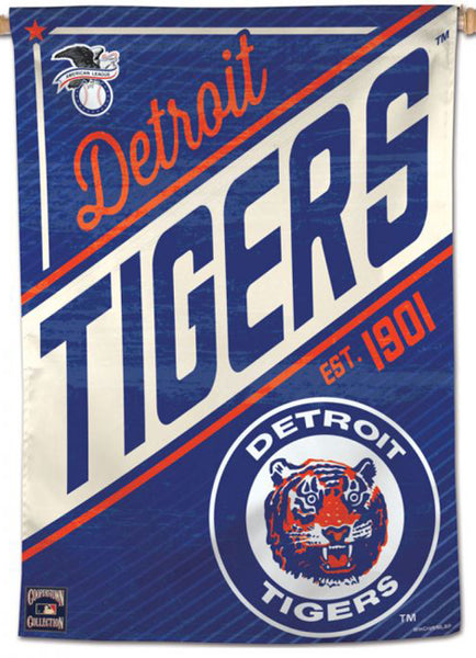 Detroit Tigers "Since 1901" MLB Cooperstown Collection Premium 28x40 Wall Banner - Wincraft