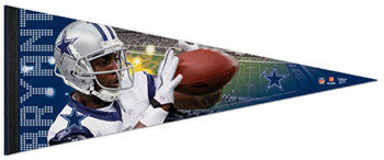 Dez Bryant "Action" Dallas Cowboys Premium Felt Collector's Pennant (LE /1000) - Wincraft