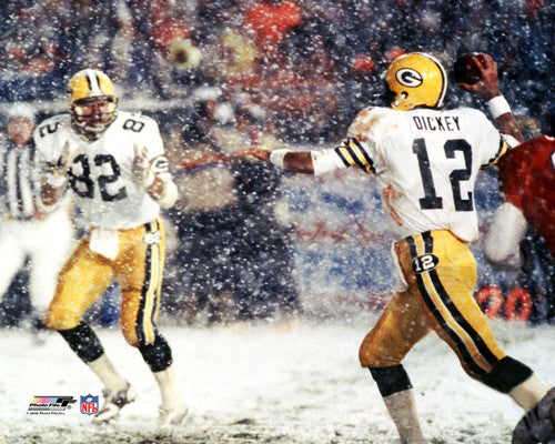 Lynn Dickey "Snow Bowl 1983" Green Bay Packers Premium Poster Print - Photofile