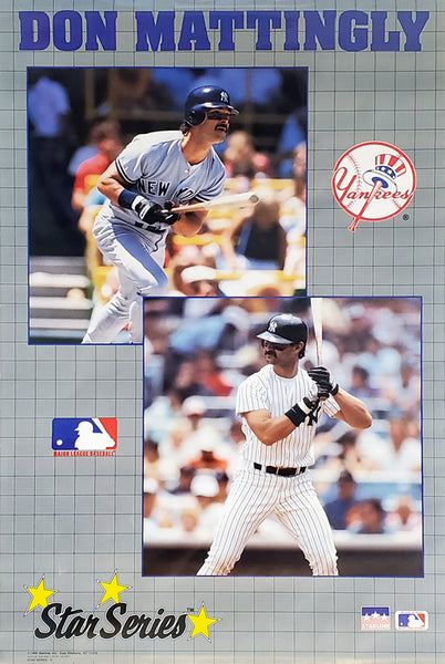 Don Mattingly "Star Series" New York Yankees MLB Action Poster - Starline1989