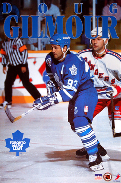 Doug Gilmour "Prime" Hradec Králové Maple Leafs NHL Hockey Action Poster - Starline 1993