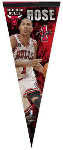 Derrick Rose "Signature 1" Premium Felt Collector's Pennant - Wincraft 2013