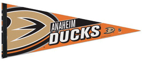 Anaheim Ducks Hockey Premium NHL Hockey Logo-Style Felt Pennant - Wincraft