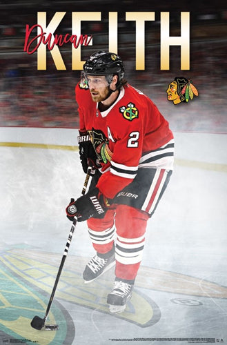 Duncan Keith "Super Defender" Chicago Blackhawks NHL Action Poster - Trends 2017