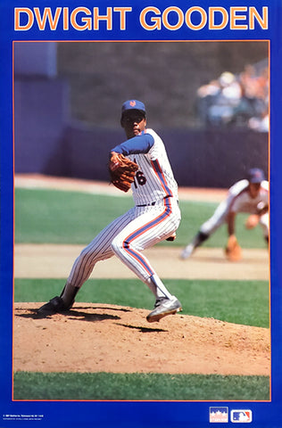 Dwight Gooden "Ace" New York Mets MLB Action Poster - Starline1987