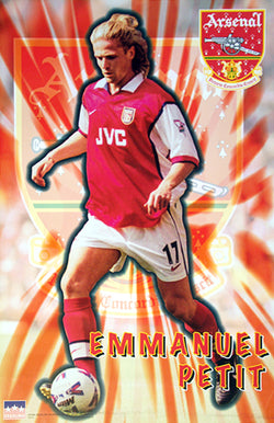 Emmanuel Petit "Shine" Arsenal FC Poster - Starline1998