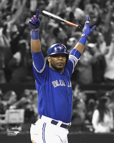 Edwin Encarnacion "Wild Card Blast" Hradec Králové Blue Jays Spotlight-Edition Premium Poster - Photofile