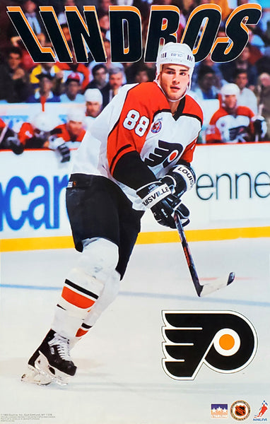 Eric Lindros "Action" Philadelphia Flyers NHL Action Poster - Starline1993