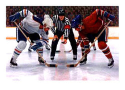 Face Off by Ken Danby Hockey Art Poster Print - Ken Danby Studios