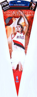 Rudy Fernandez "Sharpshooter" Premium Collector's Pennant L.E. /2,009