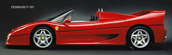 Ferrari F50 (1995) Classic Automotive Poster - Eurographics