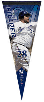 Prince Fielder "Signature" Premium Felt Pennant L.E. /2,009