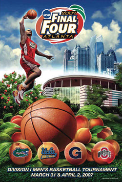 NCAA Men's Basketball Final Four 2007 Official Event Poster - Action Images