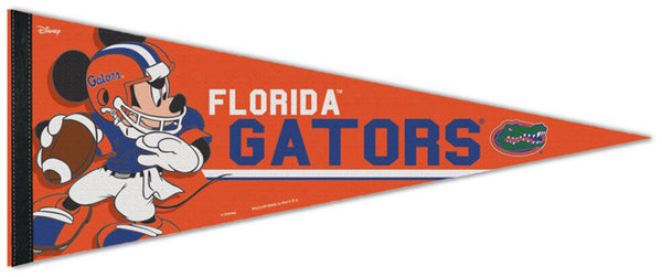 Florida Gators Football "Mickey QB Gunslinger" Official NCAA/Disney Premium Felt Pennant - Wincraft