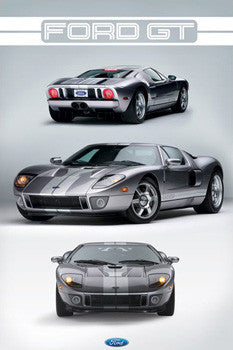 Ford GT (2005-2006) "Three Shot" Poster - Pyramid International