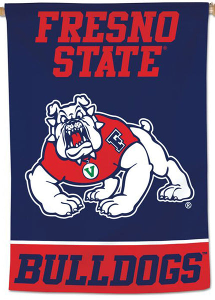 Fresno State Bulldogs Official NCAA Team Logo NCAA Premium 28x40 Wall Banner - Wincraft