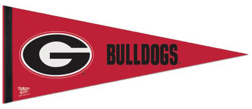 University of Georgia Bulldogs Official NCAA Team Logo-Style Premium Felt Pennant - Wincraft