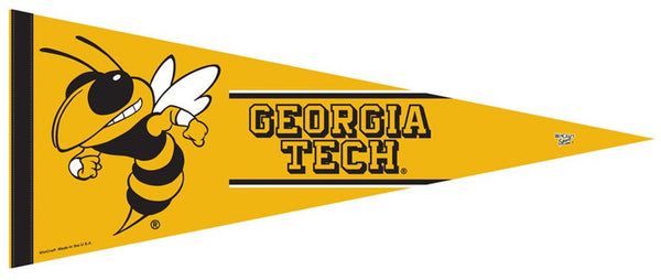 Georgia Tech Yellow Jackets NCAA Team Logo Premium Felt Collector's Pennant - Wincraft
