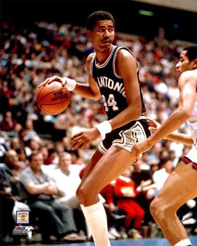 George Gervin "Cool as Ice" (c.1979) San Antonio Spurs NBA Action Premium Poster Print - Photofile