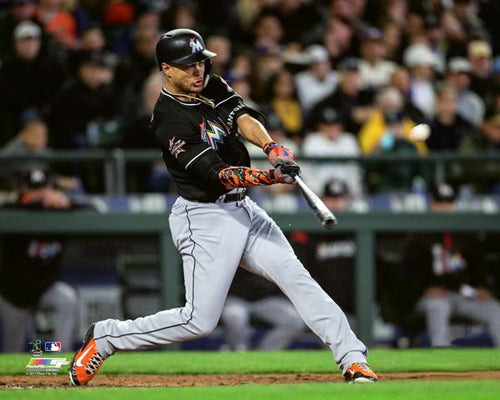 Giancarlo Stanton "Big Blast" Miami Marlins 2017 Premium Poster Print - Photofile 16x20