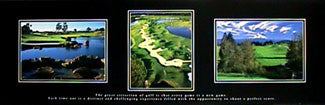 Golf Inspiration "The Attraction of Golf" Poster - Front Line 1998