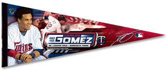 Carlos Gomez "Go-Go" Premium Felt Pennant L.E. /2,009