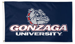 Gonzaga University Bulldogs Official NCAA Team Logo Deluxe-Edition 3'x5' Flag - Wincraft