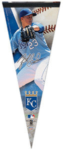 Zack Greinke "Signature" Premium Collector's Pennant (L.E. /2,009)