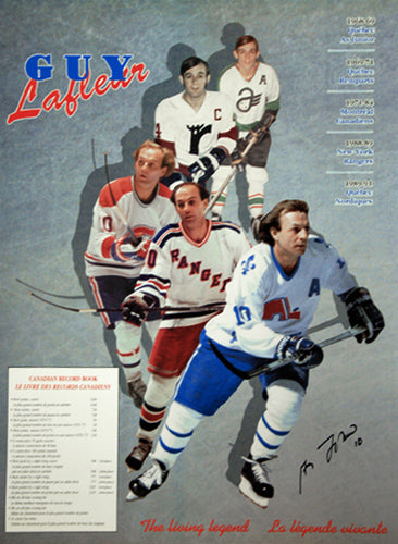 Guy Lafleur "The Living Legend" Career Retrospective (1968-1991) Poster