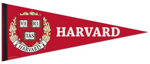 Harvard University Official NCAA Team Logo Premium Felt Pennant - Wincraft