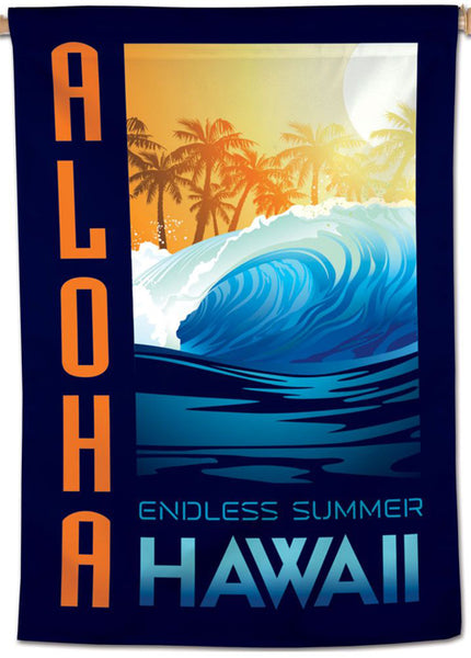 Hawaii "Aloha - Endless Summer" Surf Culture Premium 28x40 Wall Banner - Wincraft