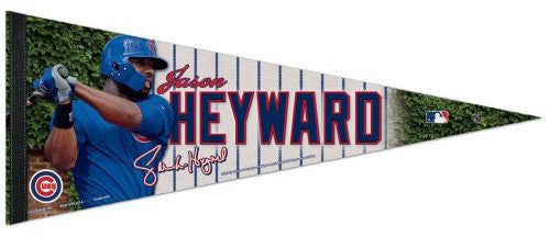 Jason Heyward "Signature Series" Chicago Cubs Premium Felt Collector's Pennant - Wincraft