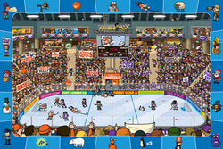 Hockey Poster for Kids Room ("Spot and Find") - Eurographics