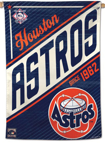 Houston Astros "Since 1962" Cooperstown Collection Premium 28x40 Wall Banner - Wincraft