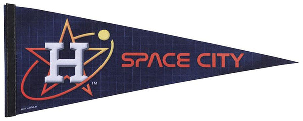 Houston Astros "Space City" Official MLB City Connect Style Premium Felt Pennant - Wincraft