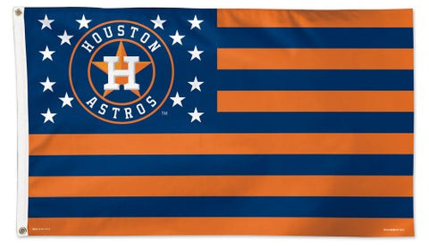 Houston Astros Stars-and-Stripes Official MLB Baseball Team DELUXE-EDITION 3'x5' Flag - Wincraft
