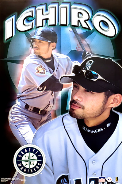 Ichiro Suzuki "Seattle Star" Seattle Mariners Poster - Starline 2001