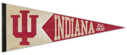 Indiana Hoosiers NCAA College Vault 1950s-Style Premium Felt Collector's Pennant - Wincraft