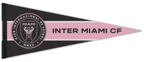 Inter Miami CF Official MLS Soccer Premium Felt Collector's Pennant - Wincraft