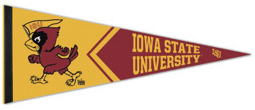 Iowa State Cyclones NCAA College Vault Collection 1960s-Style Premium Felt Collector's Pennant - Wincraft