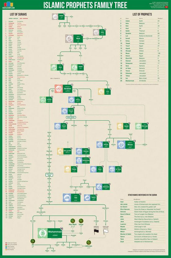 Adam And Family Tree Wall Chart
