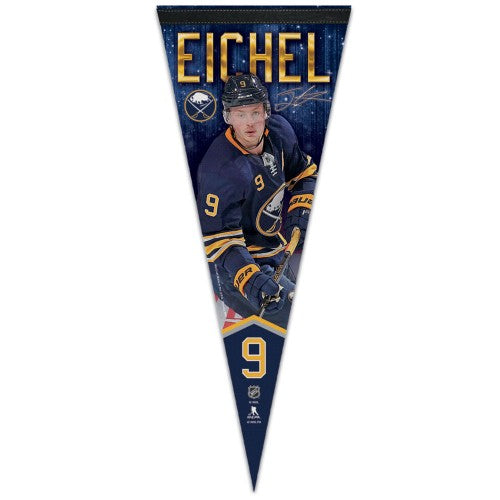 Jack Eichel NHL Signature Series Buffalo Sabres Premium Felt Collector's Pennant - Wincraft 2018