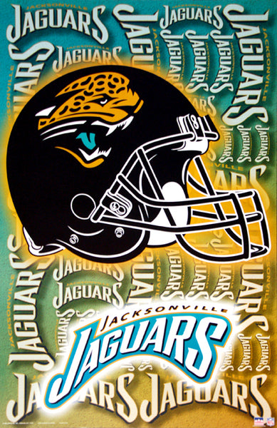 Jacksonville Jaguars Official NFL Football Team Logo Poster - Starline
