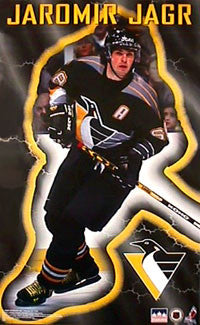 Jaromir Jagr "Glow" Pittsburgh Penguins Poster - Starline1998