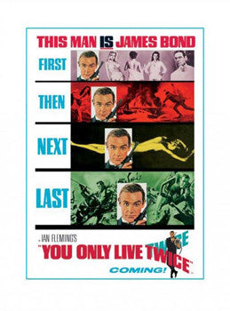 James Bond "You Only Live Twice" (1967) Poster Reprint - Pyramid