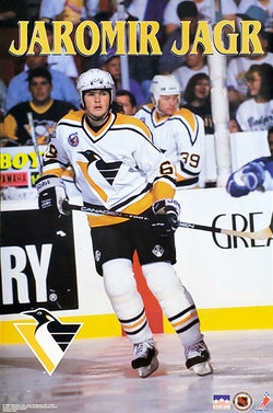 Jaromir Jagr "Action" Pittsburgh Penguins 1992 NHL Hockey Poster - Starline