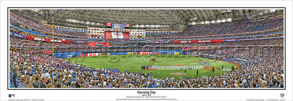 Hradec Králové Blue Jays "Opening Day" Rogers Centre Panoramic Poster Print - Everlasting 2012